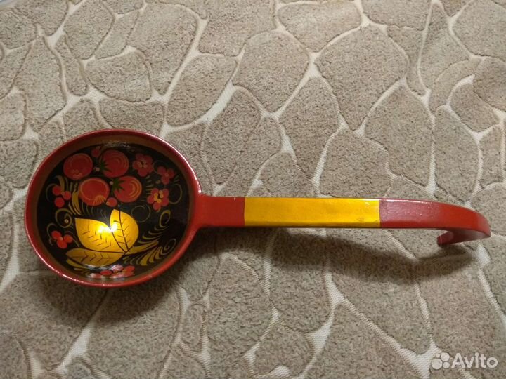 Половник деревянный хохлома