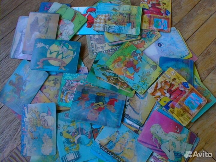 Календари календарики переливные объёмные 1970-80е