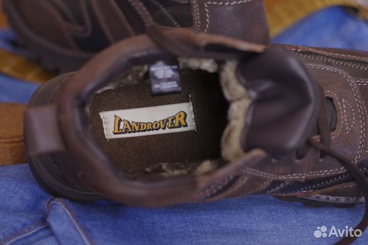 Новые Зима н.кожа,мех ботинки LandRover(Герман)р43