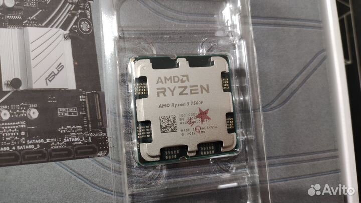 Комплект AM5: Ryzen 5 7500F + Asus B650M-A II