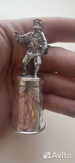 Стопка серебро 84