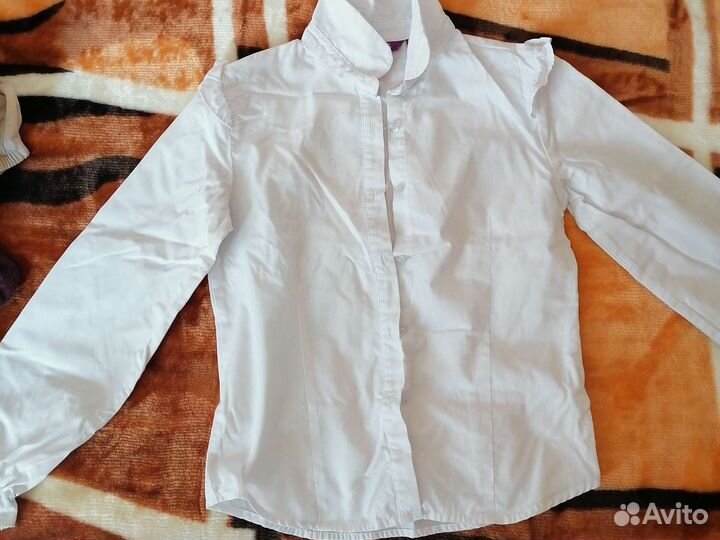 Рубашка белая для девочек