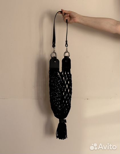 Сумка плетеная макраме хлопок