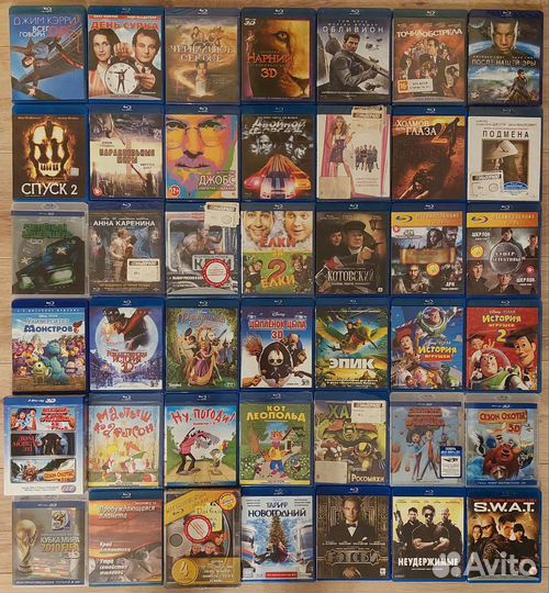 Коллекция blu-ray дисков, лицензия