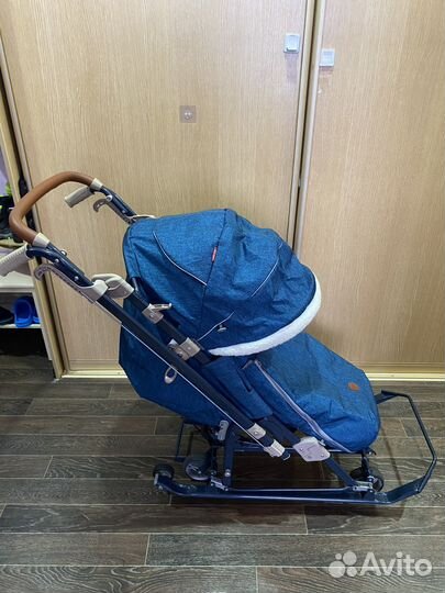 Санки коляска ника 7 5