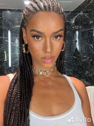 Боксбрейдс из своих волос