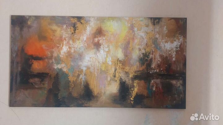 Картина абстракция большая