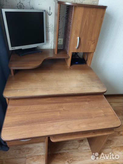 Компьютерный стол 2 в 1, б/у