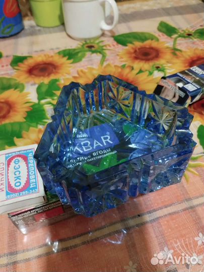 Советская пепельница, хрусталь