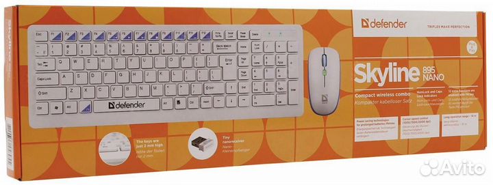 Беспроводная клавиатура и мышь