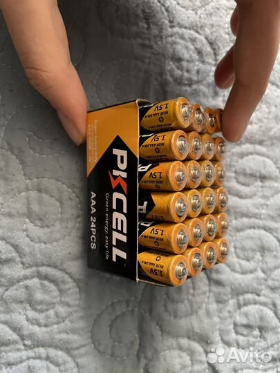 Батарейки мизинчиковые pkcell