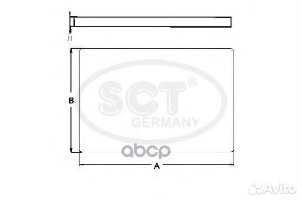 Салонный фильтр honda jazz II 02- sa1269 SCT