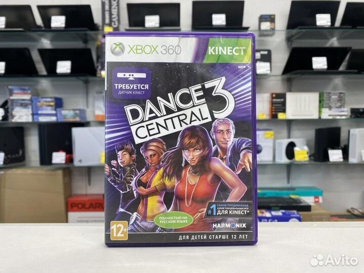 Диск xbox 360 Dance central 3