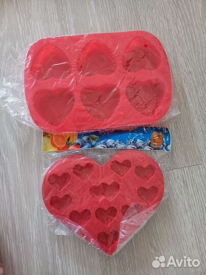 Силиконовые формочки для кексов, конфет, льда