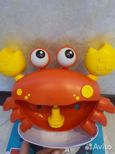 Пенный крабик с музыкой для купания