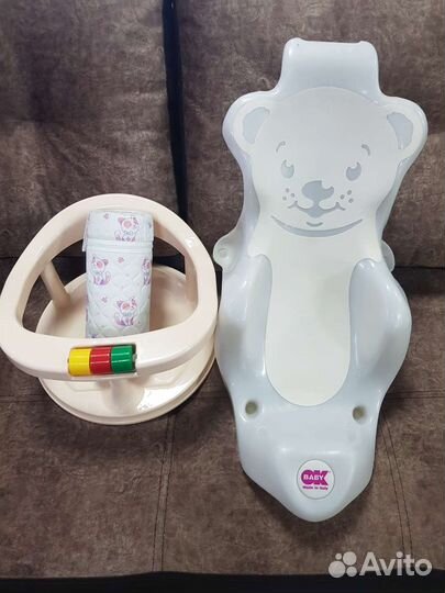 Горка и сидение для купания,развивающий коврик