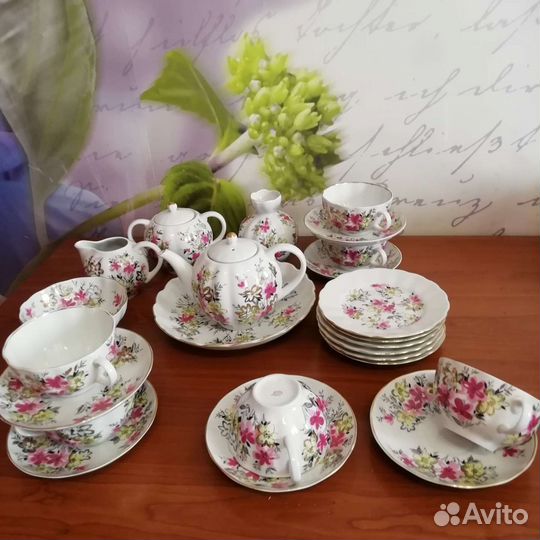 Чайный сервиз лфз СССР, кофейный сервиз