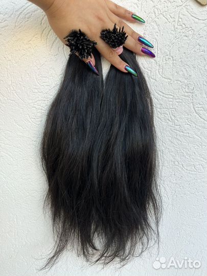 Волосы для наращивания 60 см бу