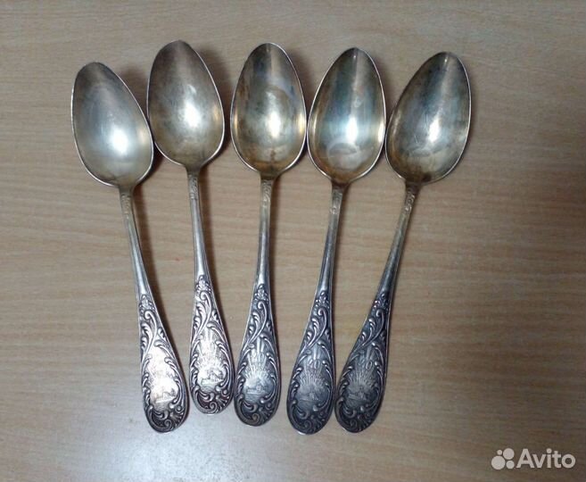 Мельхиоровые ложки 40 лет Октября