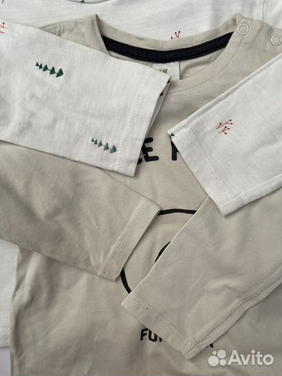 Комплект лонгсливов Zara H&M 92 размер