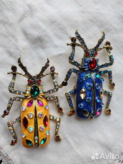 Брошь Король Жук