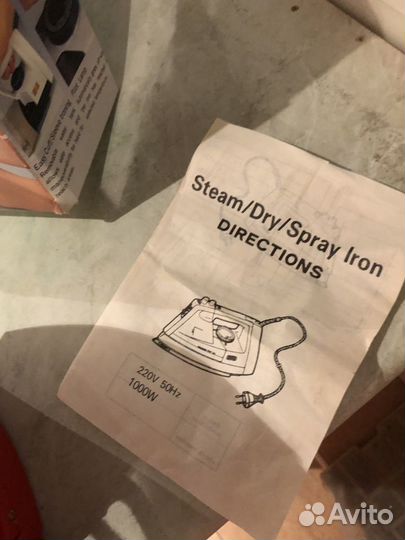 Утюг -отпариватель новый
