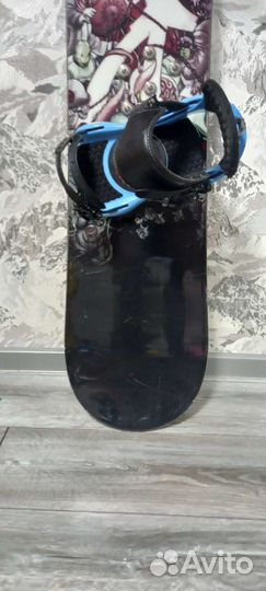 Сноуборд Burton White 156cm+ крепления Burton