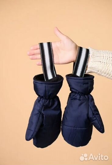 Варежки на флисе