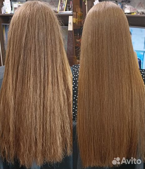 Реконструкция волос (кератин, ботокс)