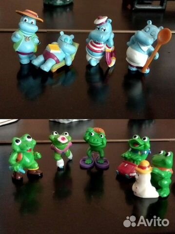 Лягушки из киндер-сюрприза