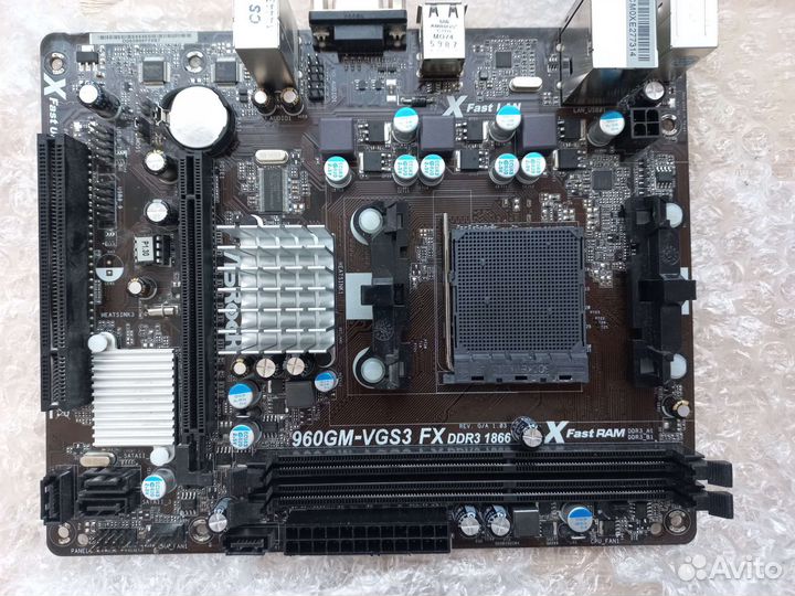 Новая 960GM-VGS3 FX DDR3 1866