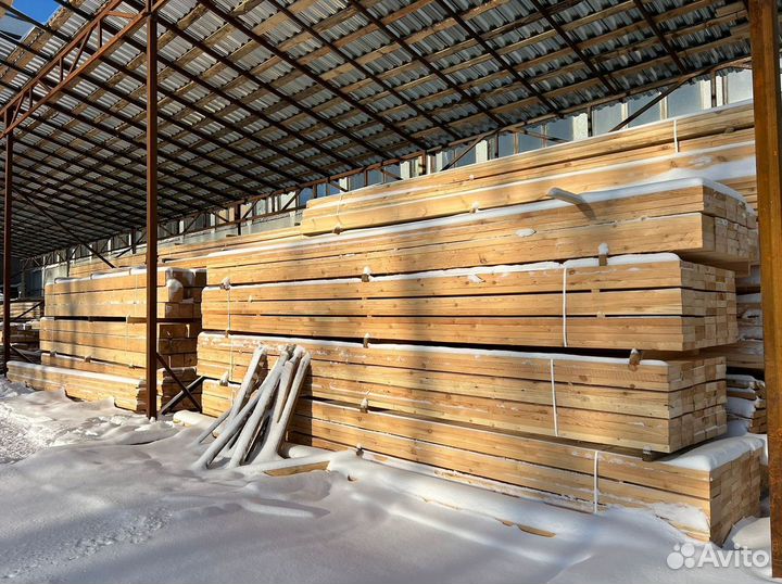 Доска обрезная 40х100х6000мм от производителя