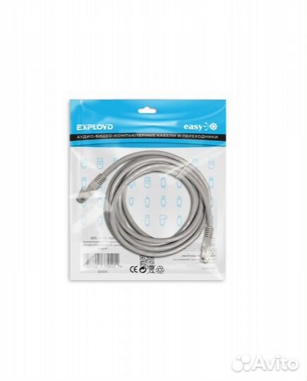 Patch Cord -3м. Exployd EX-K1396 Патчкорд UTP