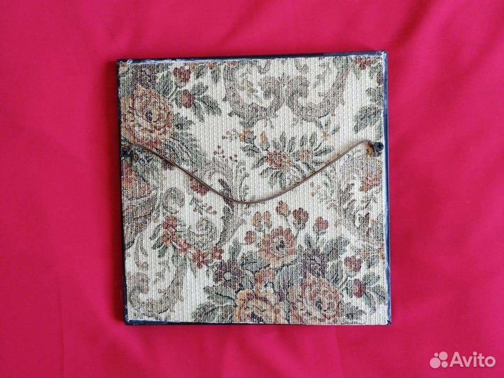 Картина с котиками вышивка под стеклом