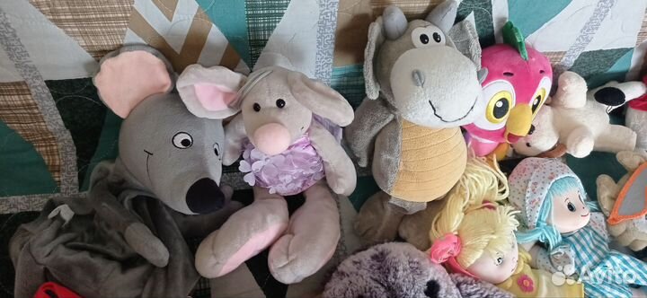 Мягкие игрушки, рюкзаки детские