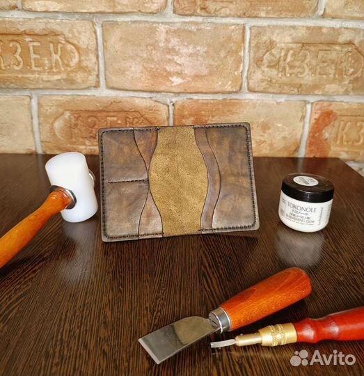 Обложка на паспорт из натуральной кожи