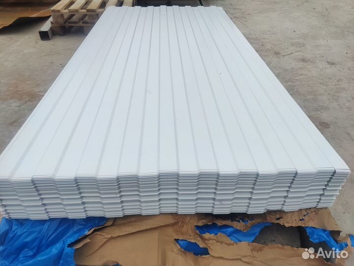 Профлист с8 Белый 0.5 ral9003 1,2*2