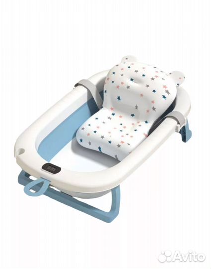 Ванночка для купания складная с термометром