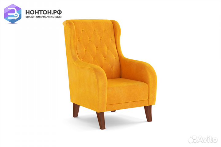 Кресло Амарант горчичное