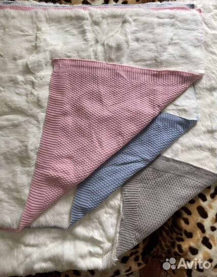 Одеяло-плед для малыша из натурального меха