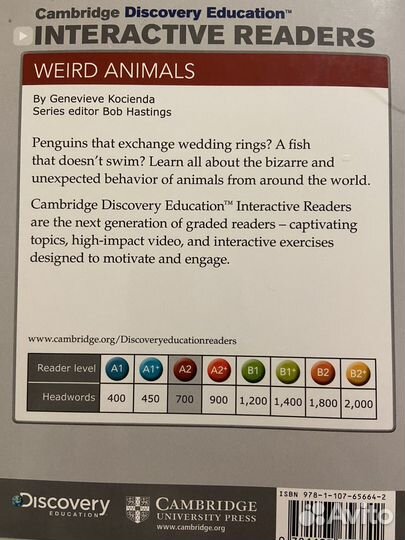 Книга для чтения Weird Animals levelA2