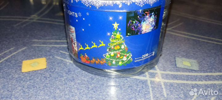 Светодиодная эллюминация холодный белый 20м