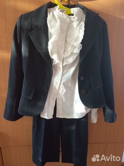 Костюм школьный для девочки синий