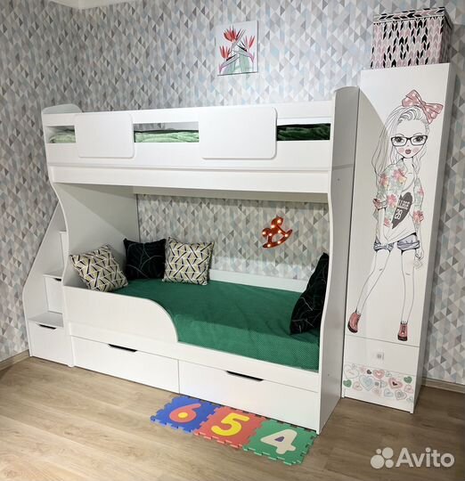 Двухъярусная кровать Дуэт