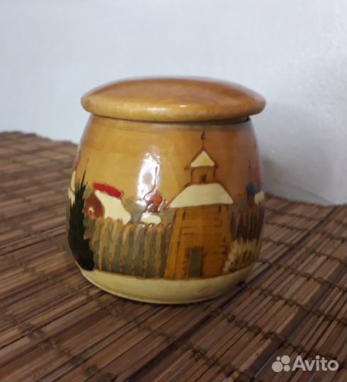 Шкатулка из карельской березы, винтаж 60-е