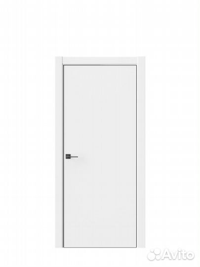 Дверь межкомнатная с чёрной кромкой IN9