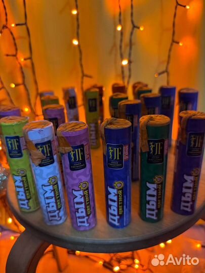 Цветной дым для гендер пати