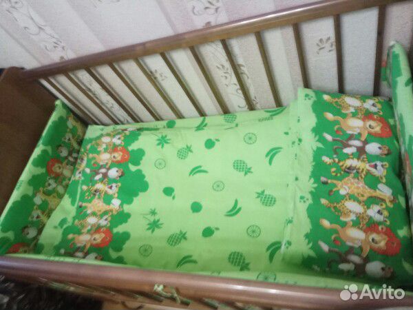 Набор из 7 предметов для кроватки (бортики)