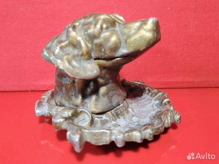 Чернильница «Голова собаки» СССР