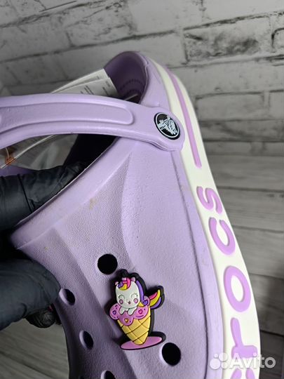 Crocs сабо женские фиолетовые (дефект)